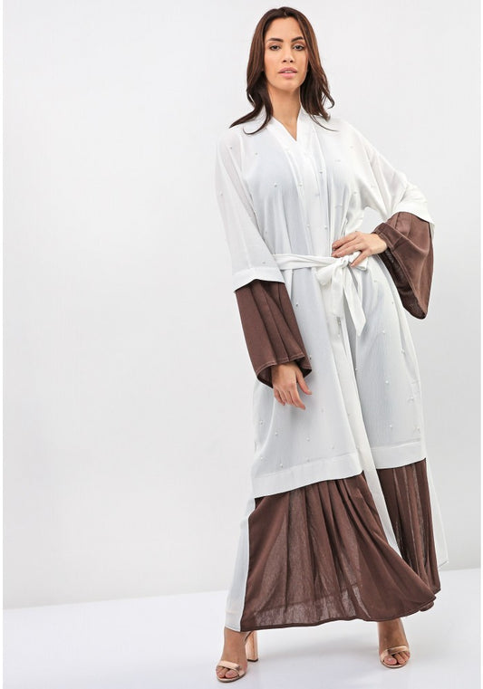 pleated abaya