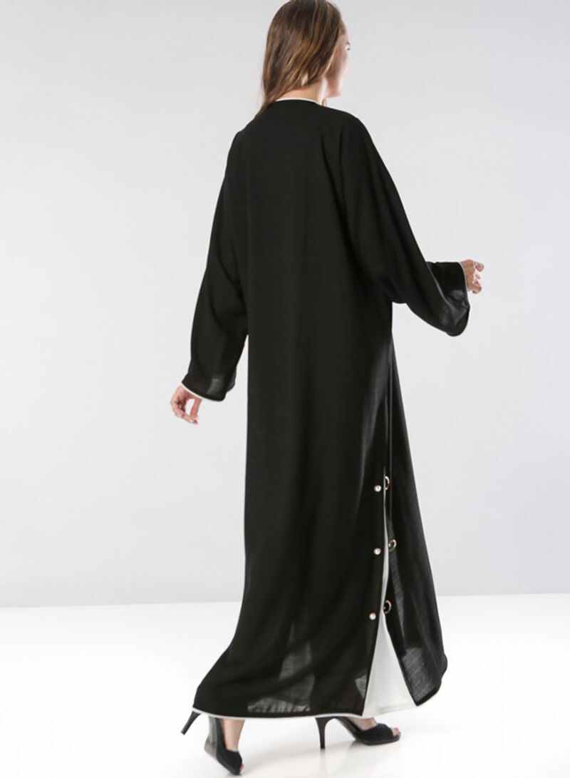 front open abaya