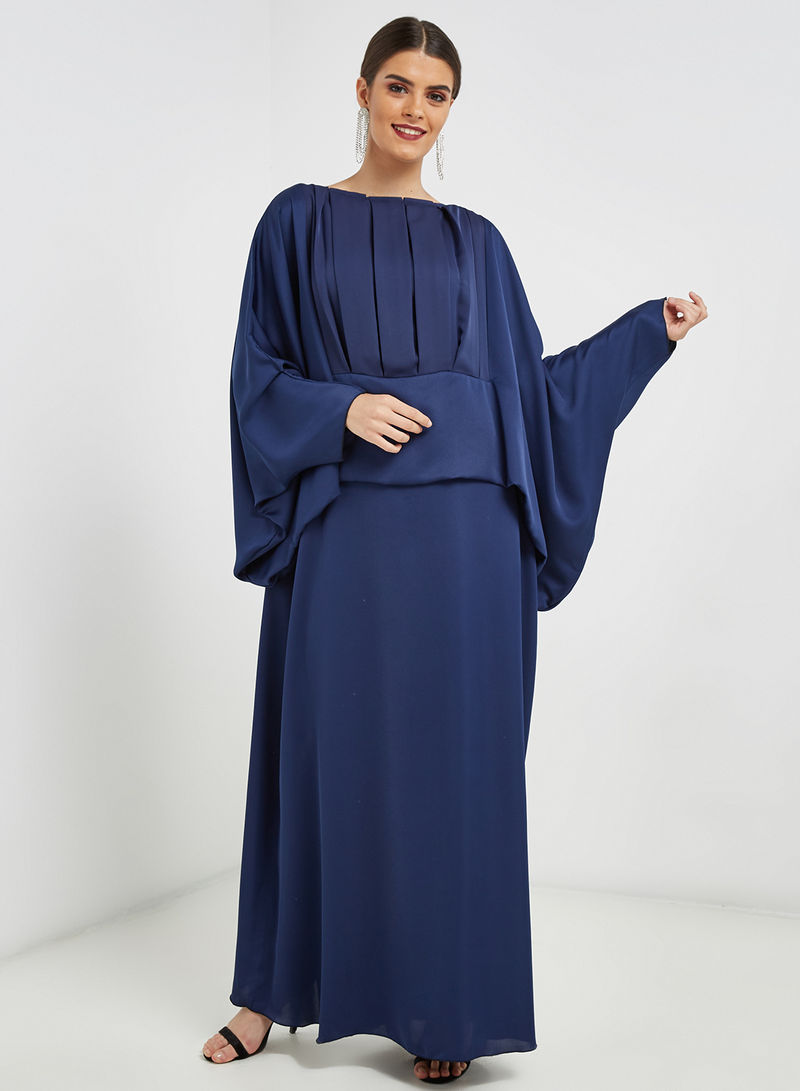 Kaftan style pleated abaya