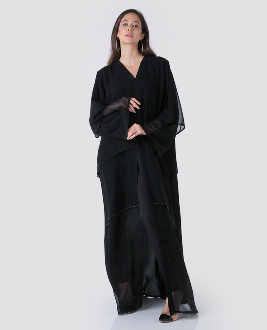 layered abaya