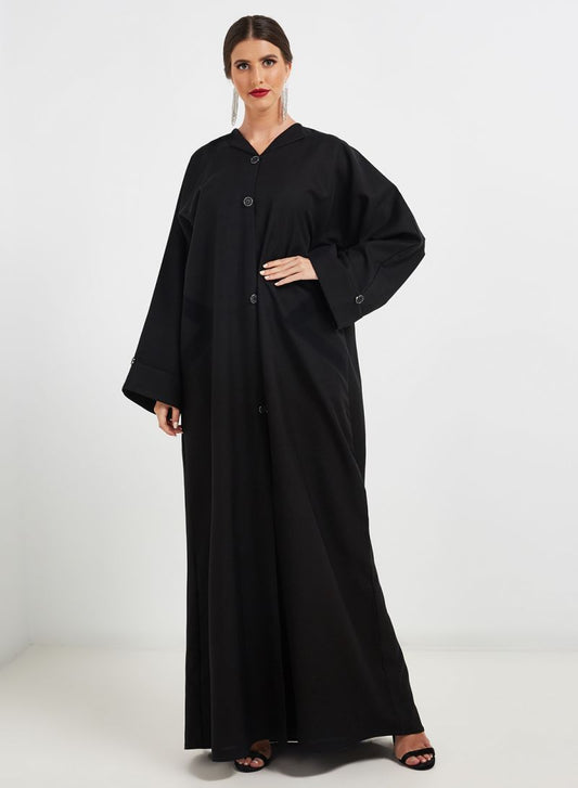 wide sleeves abaya