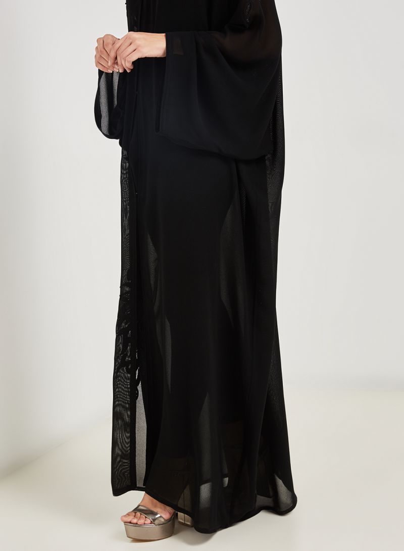 embroidered abaya