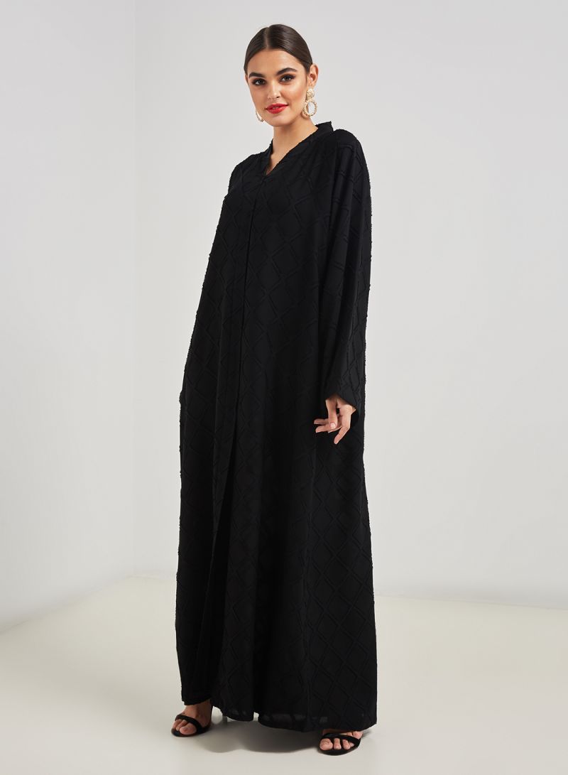 wide sleeves abaya