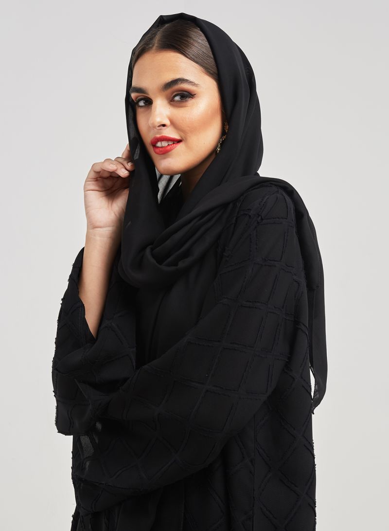 wide sleeves abaya