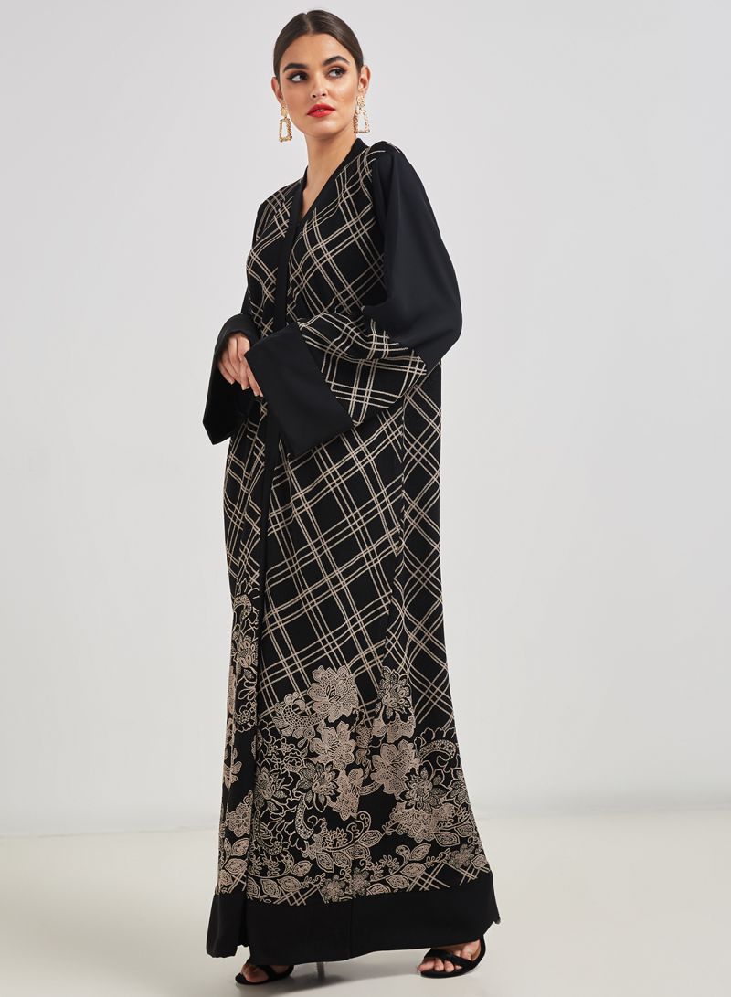 printed abaya