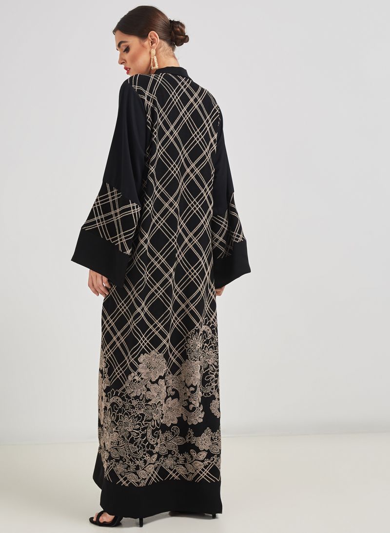 printed abaya