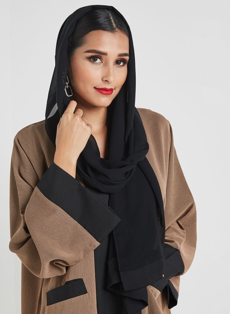 wide sleeves abaya