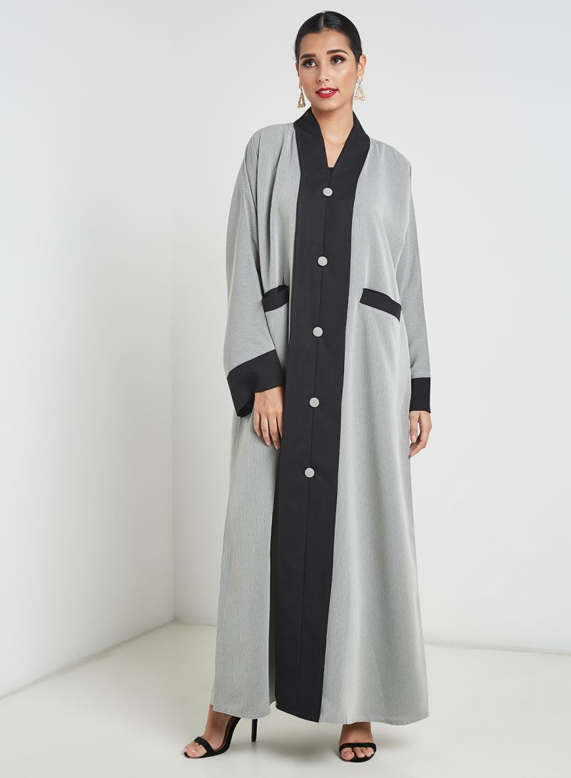 wide sleeves abaya