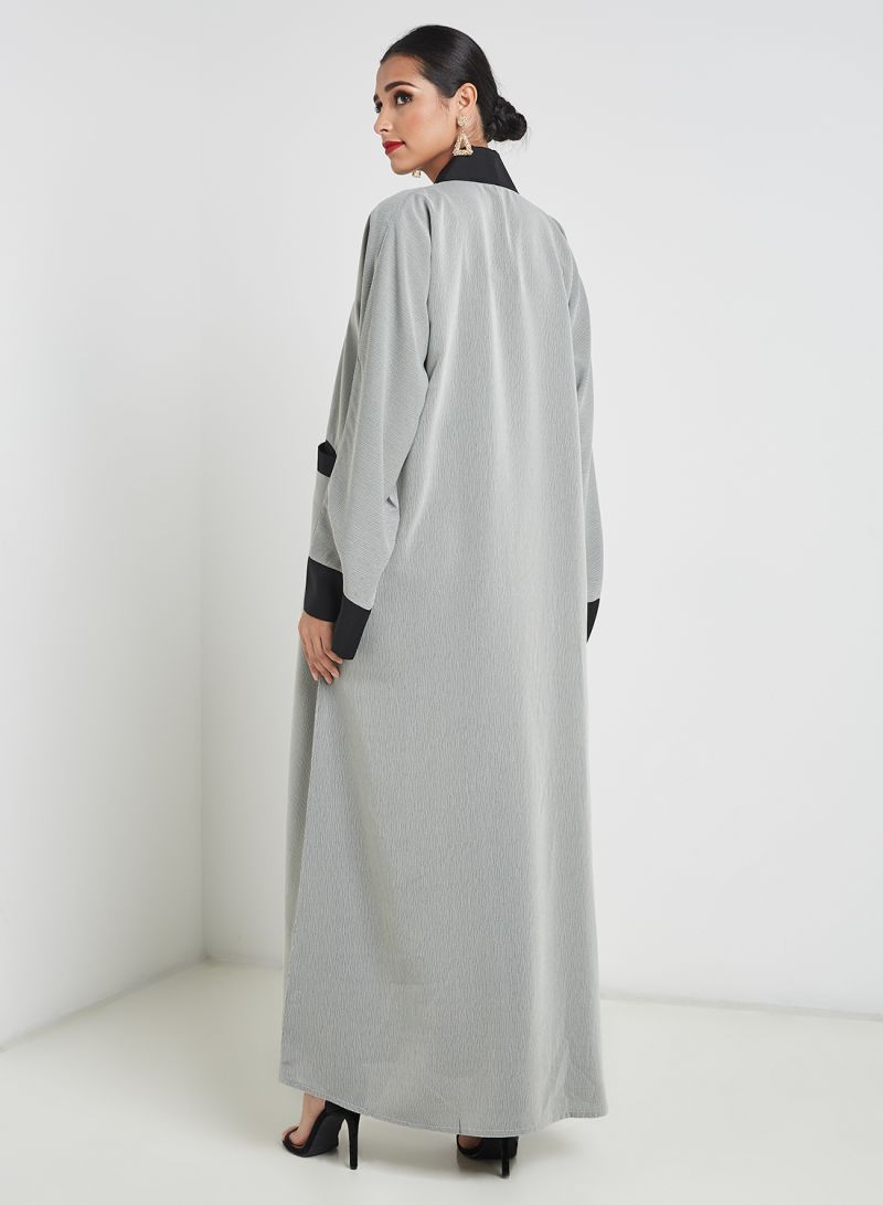 wide sleeves abaya