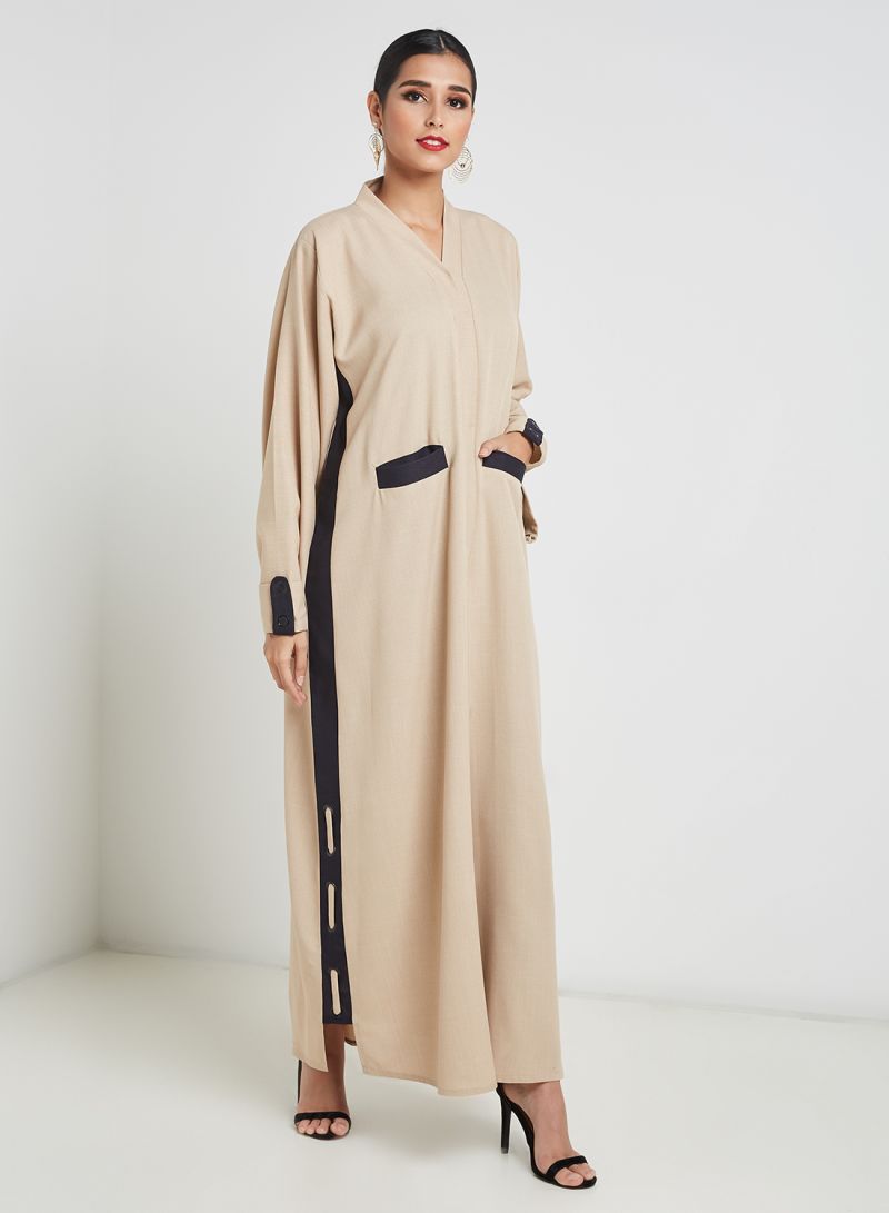 pocket style abaya