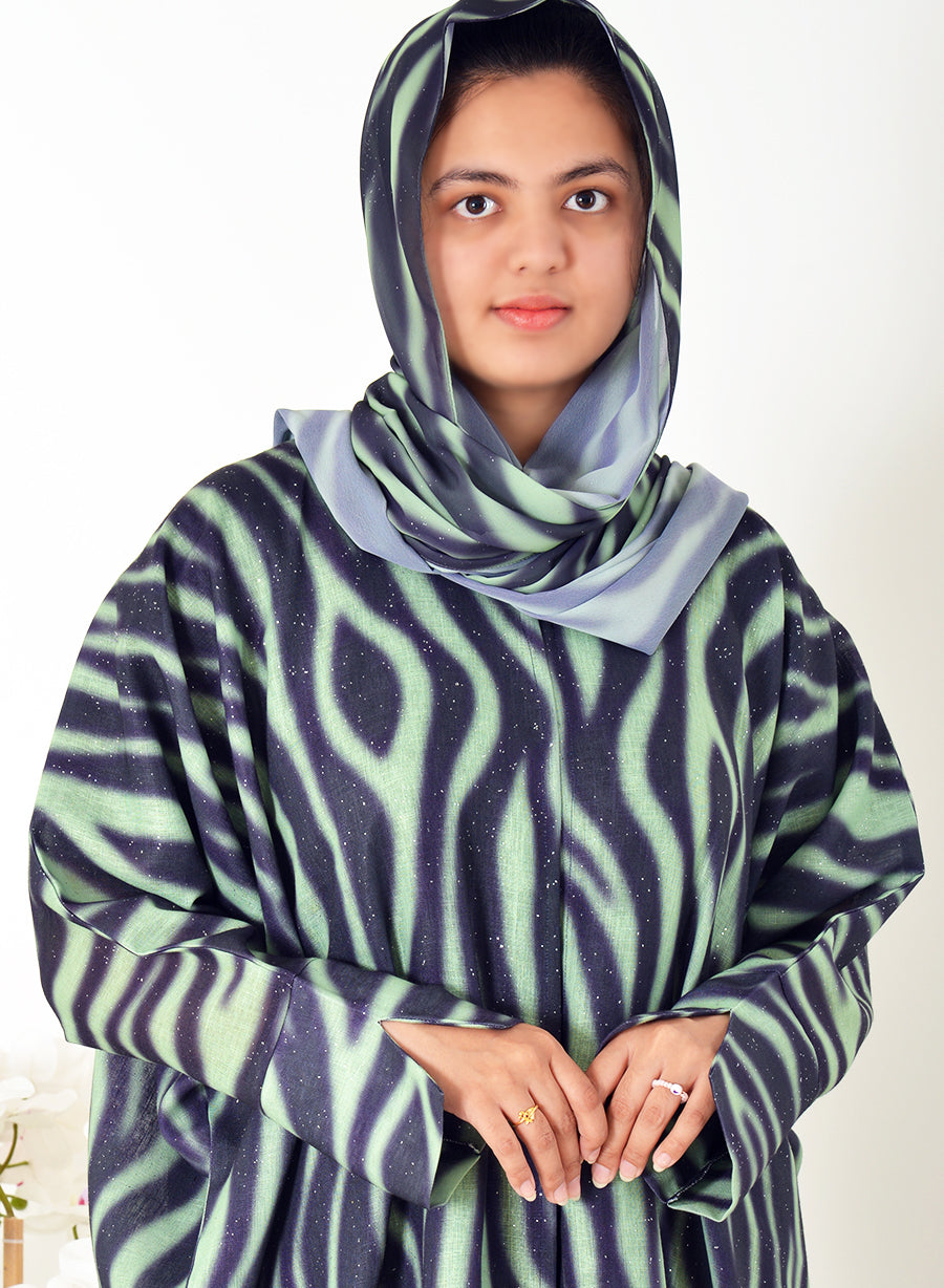 Bahraini Style Self-Printed Plain Bisht Abaya - Unleash Elegance and Tradition in Every Step! | Bsi3942