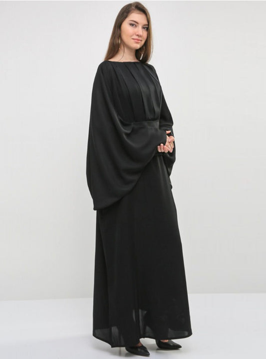 pleated abaya