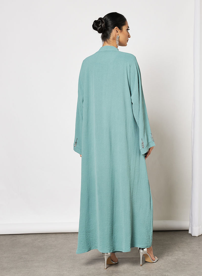 turquoise abaya