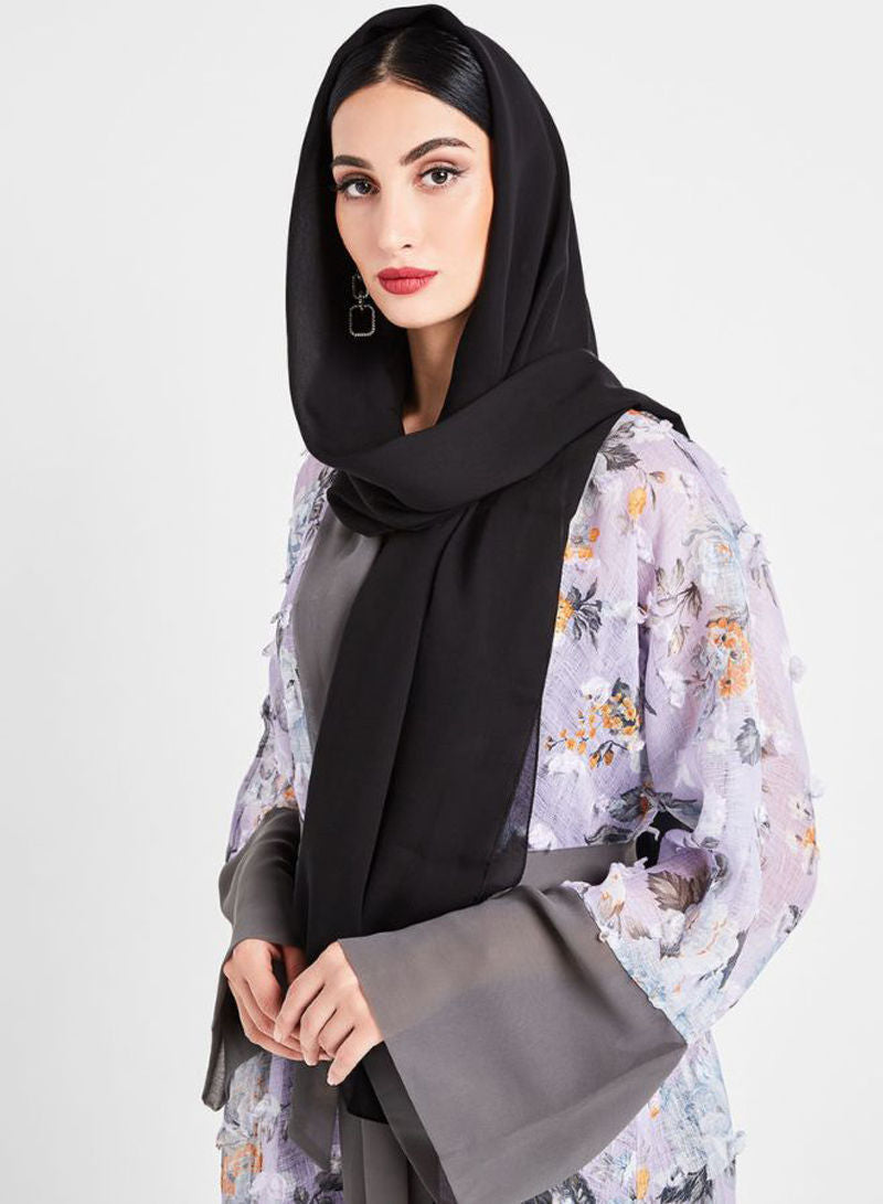 Floral abaya