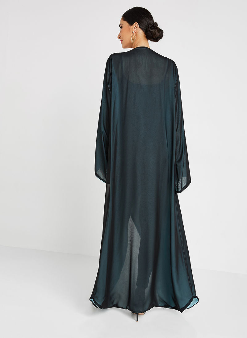 double layered abaya