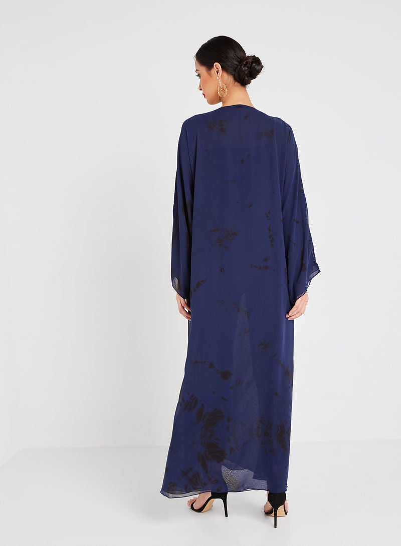 tie and dye abaya