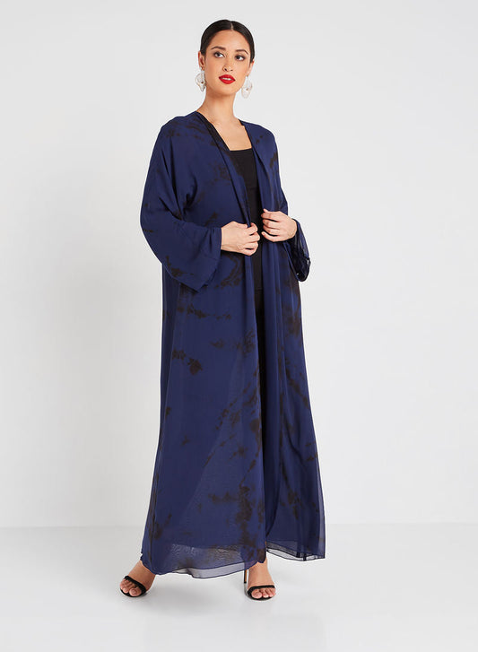 tie and dye abaya