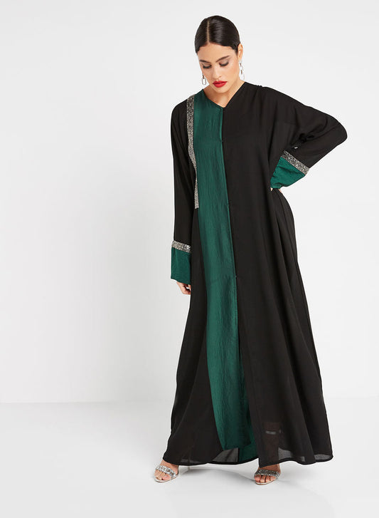 Applique style abaya