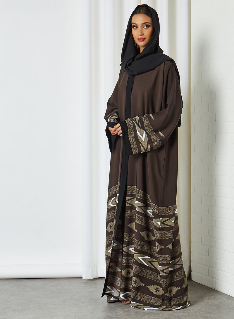 printed abaya