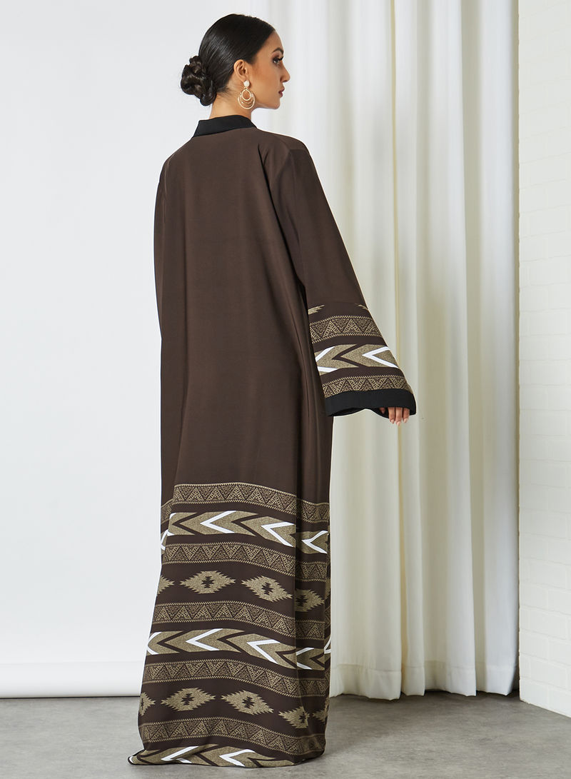 printed abaya