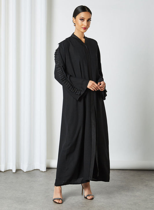 frilled abaya