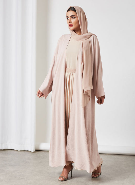 pink bisht abaya