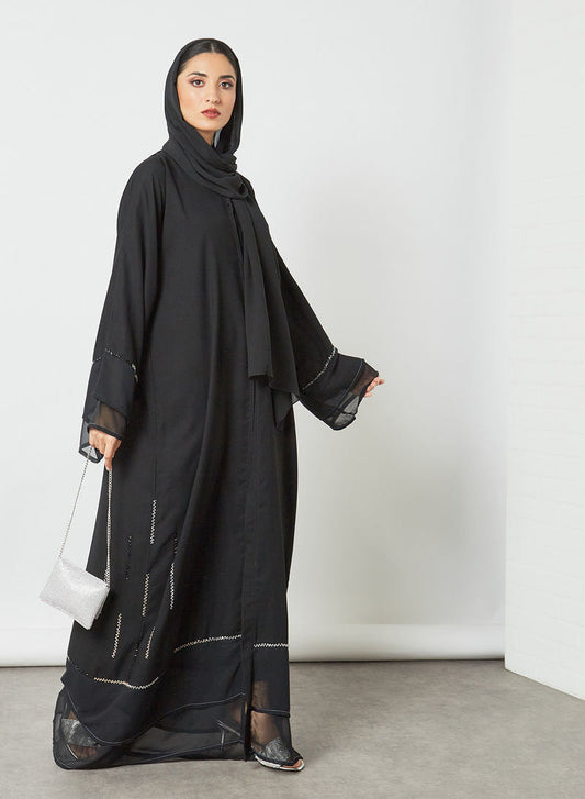 chiffon abaya