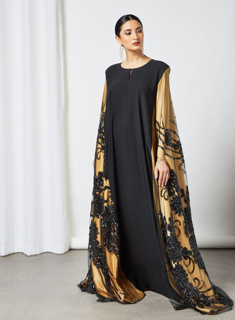 sequin abaya