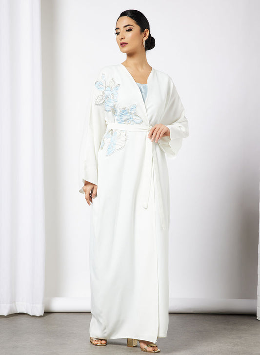 off white abaya