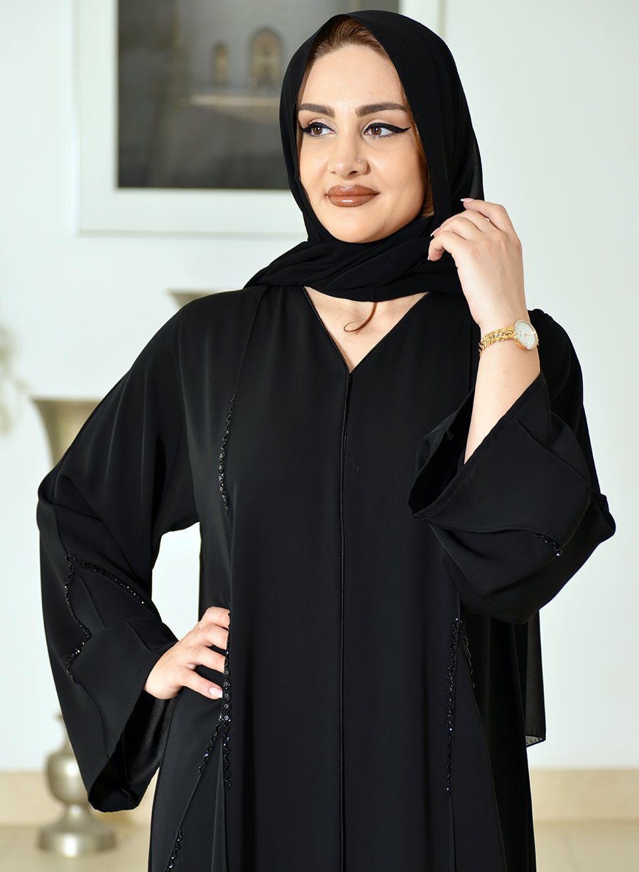 Abaya on sale with beads