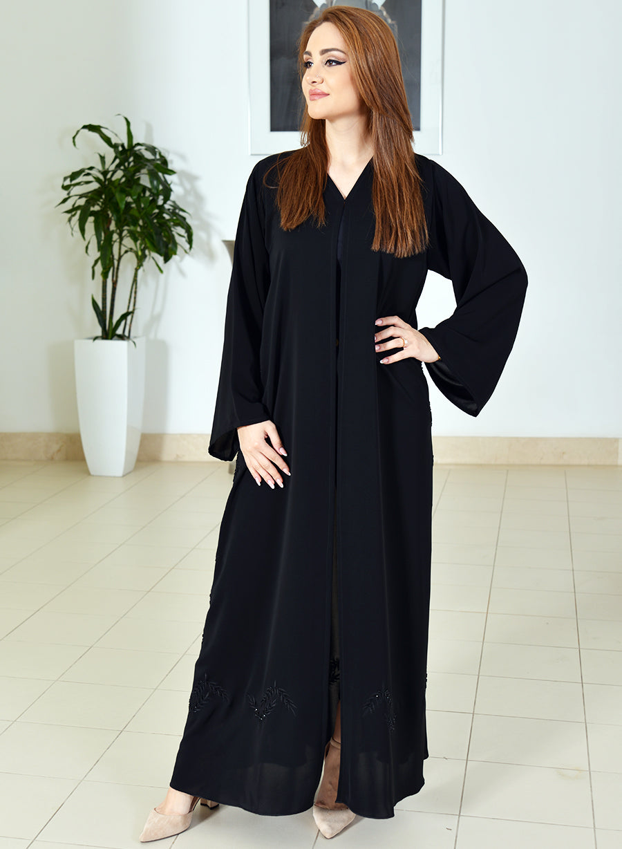 Floral Embroidered Abaya