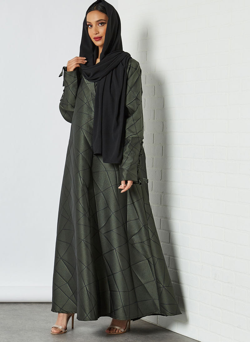 coat collar abaya