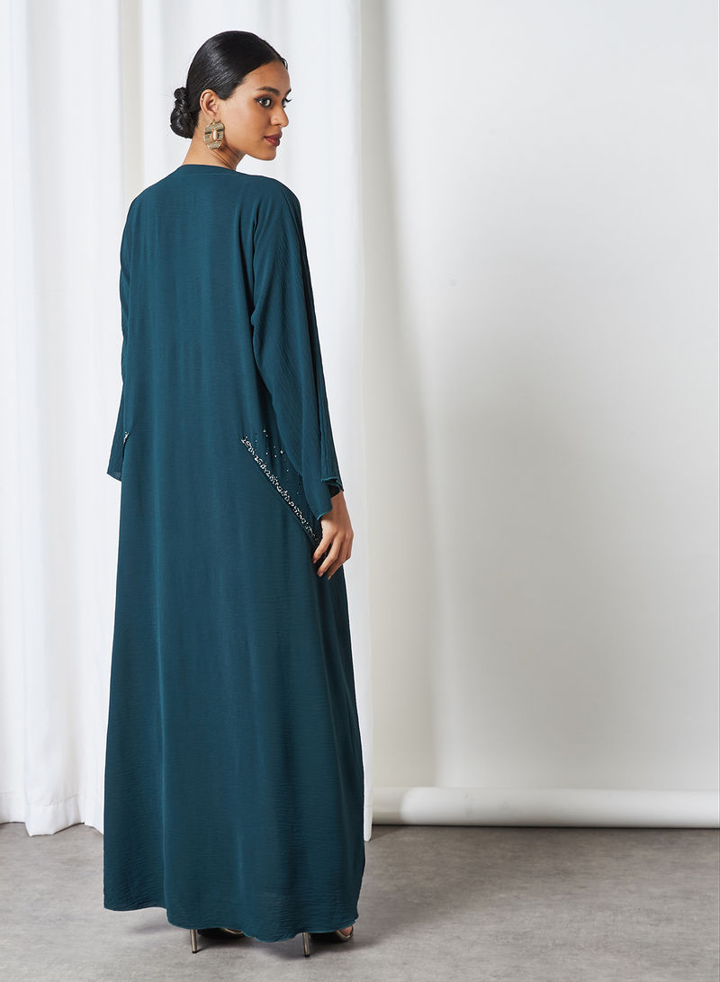 Beads embellished abaya and inner dress | Bsi3238