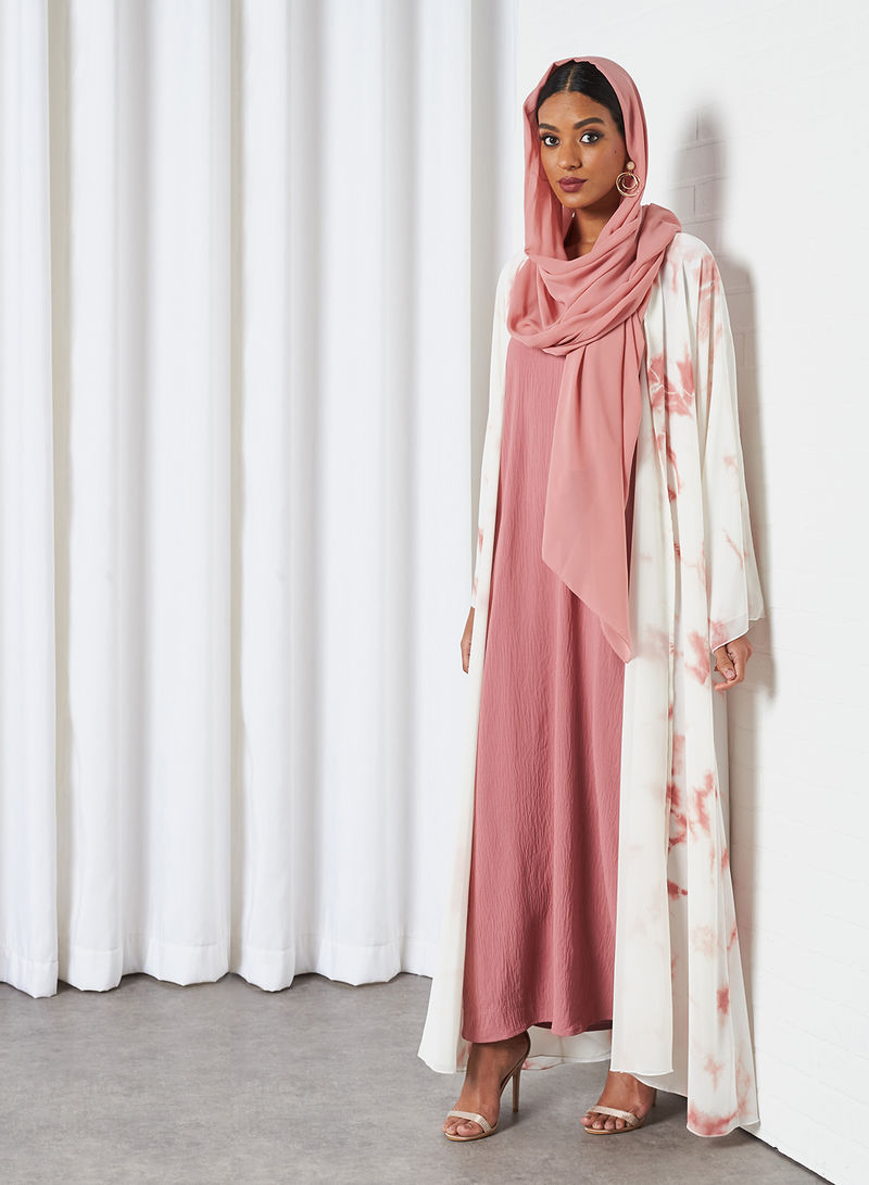 tie and dye abaya