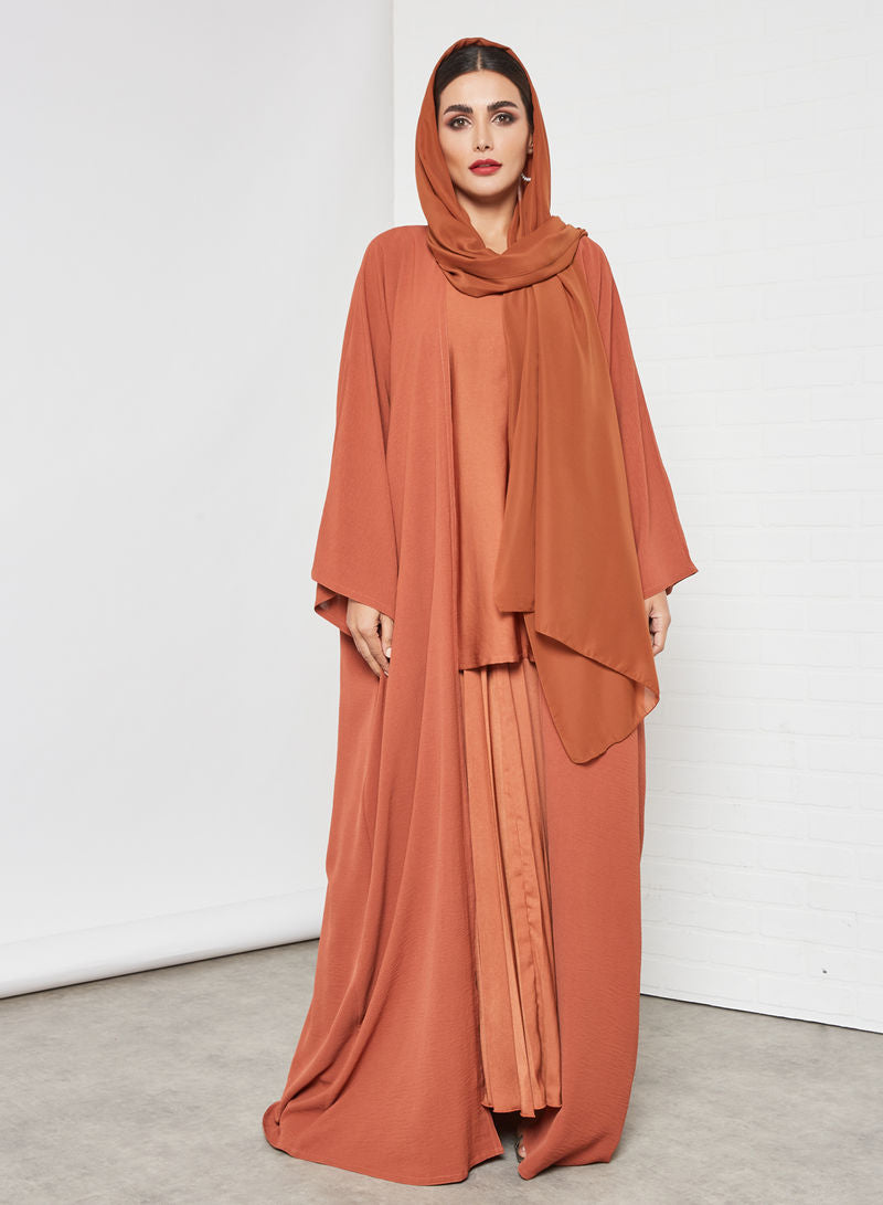 pleated abaya