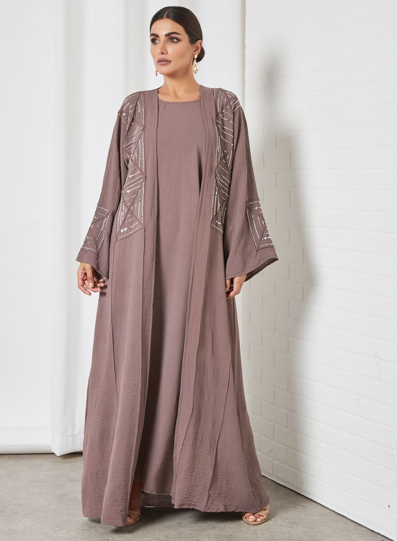 abaya with inner dress